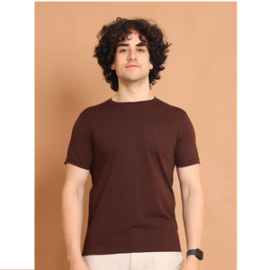 เสื้อยืดแขนครึ่งคอตตอน100% สำหรับผู้ชาย, เสื้อยืดแฟชั่นเรียบง่ายพิมพ์ลายได้หลากหลายสวมใส่สบายตลอดทั้งวัน - Product Image 1