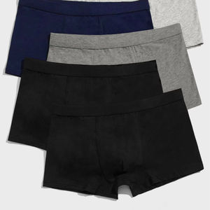 Ventes en gros ODM de caleçons en coton pour hommes, taille mi-haute, étiquette privée personnalisée, boxer respirant, antibactérien, séchage rapide - Product Image 5