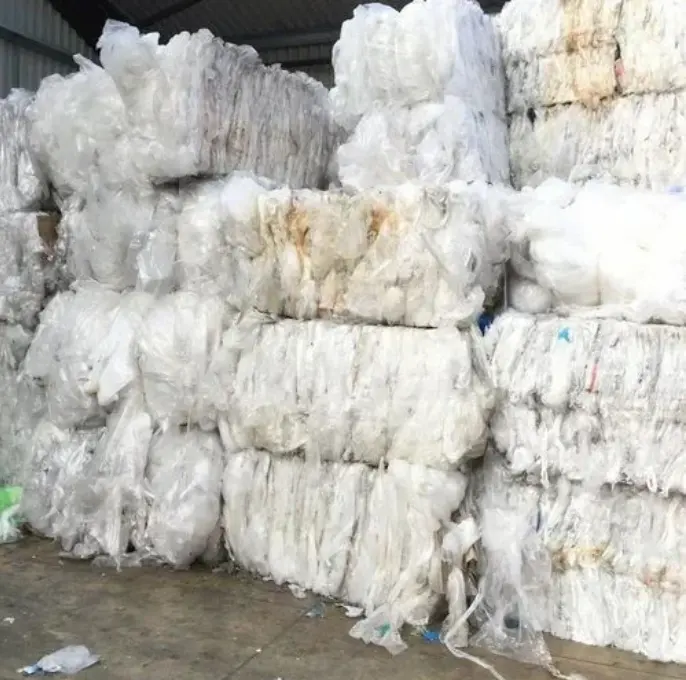 HDPE recycled plastic scrap white bottle scrap HDPE Milk Bottle Scrap Flakes HDPE Regrind -8 Recycled PET Flakes / PET Bottles