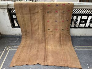 Vente en gros de courtepointe Kantha indienne vintage de haute qualité et authentique fabriquée à partir de saris vintage recyclés - Product Image 5