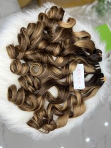 เครื่องต่อผมมนุษย์บริสุทธิ์จากเวียดนามผมเป็นลอนผมเป็นลอน - Product Image 4