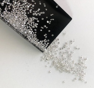 Gemver 0.8mm à 1.25mm Taille Loose Cut Lab Grown Diamond Round Whole Sale Diamond CVD HPHT Polished Synthetic Diamond - Product Image 1