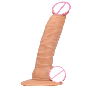 Realistico Dildo in Silicone Marrone Scuro Morbido Giocattolo Sessuale per Donne - Product Image 4