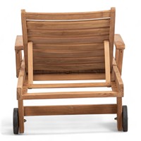 Chaise longue réglable de haute qualité avec dossier, chaise de plage en bois, chaise longue d'extérieur, lit de soleil pour hôtel, confortable, moderne et portable