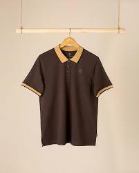 เสื้อยืดโปโลผ้าฝ้ายพรีเมี่ยมสำหรับผู้ชายผ้าทอระบายอากาศได้ดีสไตล์คลาสสิกพิมพ์ลายสำหรับโอกาสที่ไม่เป็นทางการและเป็นทางการ - Product Image 3