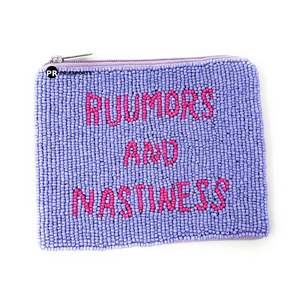 Pochette à fermeture éclair vintage faite à la main perlée grande soeur porte-monnaie à paillettes broderie luxe fête mode portefeuille sac cadeau personnalisé - Product Image 5