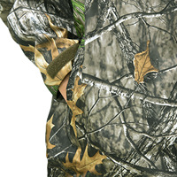Veste coupe-vent à capuche de haute qualité pour la chasse au cerf, la randonnée et la pêche, en softshell imprimé camouflage imperméable, couleur orange camouflage