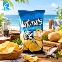 Sacs d'emballage personnalisés pour chips, type stand-up, en plastique laminé renforcé, thermoscellables et résistants à l'humidité, pour chips de pommes de terre