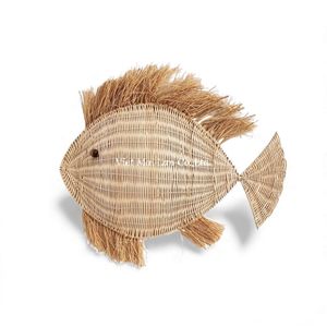 Natural Handmade Bohemian <b>Rattan</b> Animal <b>Wall</b> Decor <b>Wall</b> Hanging for Baby Nursery Kids Room From Vietnam - Product Image 2