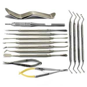 Kit de Instrumentos de Microcirugía Periodontal, Elevadores Quirúrgicos Dentales Lucas de Acero Inoxidable SURGINEXA SOA-554798733321 para - Product Image 3