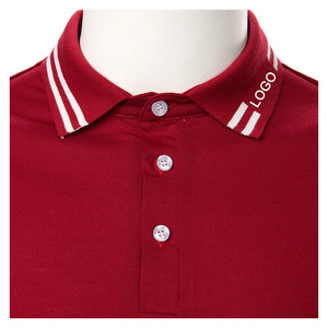 Chemises polo à manches courtes pour hommes Tee-shirt à manches courtes de couleur unie pour hommes - Product Image 2