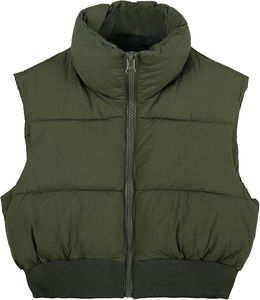 Modern <b>Women</b> <b>Warm</b> Sleeveless Puffer Vest Lightweight Polyester Outerwear - Product Image 6