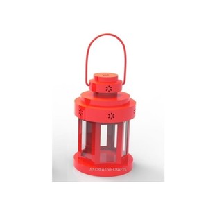 Elaborado a partir de metal de primera calidad Charm Lite Linterna de metal pequeña Acento perfecto para espacios interiores y exteriores disponibles - Product Image 3