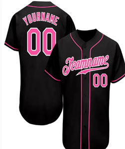 Chemises de baseball vierges à impression personnalisée, vêtements de sport pour hommes, maillot de softball, ensemble de maillots de baseball sublimés - Product Image 2