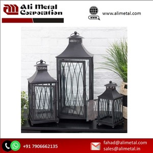 Exquisite Wood Candle <b>Lantern</b> for <b>Christmas</b> Celebrations Adds Beauty to Living Room or Patio Festivities - Product Image 2