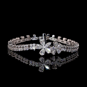 13.50GM 14K Oro blanco Certificado Diamante suelto en PerA redonda y Marquiese Lab Pieza de joyería de lujo de alta calidad - Product Image 1