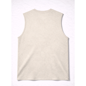 Camiseta sin mangas unisex de algodón, informal, transpirable, de tela suave, para uso diario en verano, gimnasio, entrenamiento, fitness, top de moda. - Product Image 2