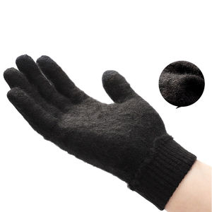 ถุงมือขี่จักรยานผู้ชายสีดำอบอุ่นสำหรับหน้าจอสัมผัสกันลื่นอะคริลิคสำหรับกีฬาฤดูหนาวและกิจกรรมกลางแจ้ง - Product Image 5