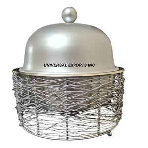 Ensemble de quatre casseroles à double paroi de qualité supérieure faites à la main Casserole de luxe nouveauté Designer nouveau chauffe-aliments en métal - Product Image 5