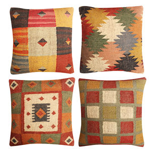 ชุดเบาะทำจากผ้าฝ้ายสุดหรูรูปทรงเรขาคณิตและดีไซน์หลากสีสำหรับใช้ในบ้านและโรงแรม - Product Image 2