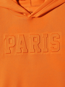 2025 Drop Shoulder 100% algodón en relieve Sudadera con capucha de alta calidad de talla grande suelta ajuste 3D letra en relieve sudaderas con capucha para hombres - Product Image 2