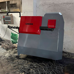 Fabricant de plieuse de barres d'armature ronde en acier inoxydable automatique directe d'usine, machine à plier les étriers de barres de fer de bureau - Product Image 1