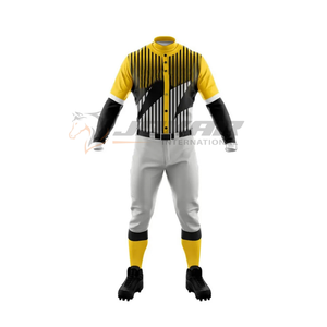 Ensembles complets d'uniformes de baseball personnalisés Pantalon en jersey sublimé Tissu évacuant l'humidité Options de taille supérieure pour les ligues d'équipes scolaires - Product Image 6