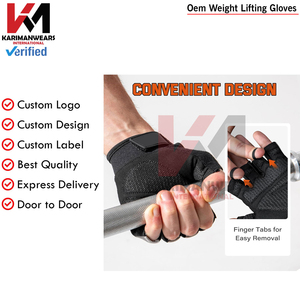 Guantes de Gimnasio para Levantamiento de Pesas con Soporte para Muñeca, Protección Completa de la Palma para Hombres y Mujeres, Entrenamiento de Levantamiento de Pesas, Fitness, Colgantes - Product Image 4