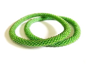 Bracelets de perles de verre faits à la main de haute qualité dernière mode tenue quotidienne anniversaire fournisseur en gros fait à la main népal durable - Product Image 3