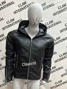 Chaqueta de Motocicleta para Mujer, Tendencia 2025, Personalizada, con Cierre, Cuero Genuino, Manga Larga, Forro de Seda Tejida, Secado Rápido - Product Image 2