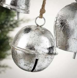 <b>Christmas</b> bells solid holiday shaped ornament hot selling for <b>Christmas</b> <b>tree</b> home <b>wall</b> decoration x mas new year made india - Product Image 2
