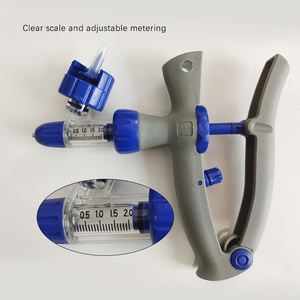 ปืนฉีดเข็มฉีดยาอัตโนมัติสำหรับปศุสัตว์ปศุสัตว์ปศุสัตว์ปศุสัตว์ขนาด5มล. นำกลับมาใช้ใหม่ได้มีดีไซน์ทนทาน - Product Image 3