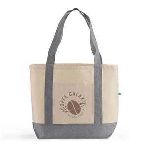 Custom Recycled Fabric Cooler <b>Bag</b> Durable Eco-Friendly Heat Transfer Printing <b>Medium</b> Letter Screen for Daily Use Advertising - Product Image 1