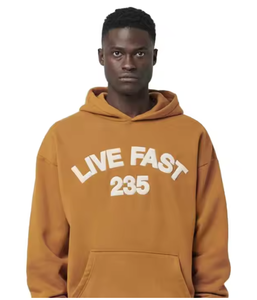 Sudaderas con capucha unisex para hombre con estampado completo Y2K 100% algodón lavado Hoodi para hombre logotipo personalizado Vintage Sun Faded Zip up Hoodie - Product Image 2