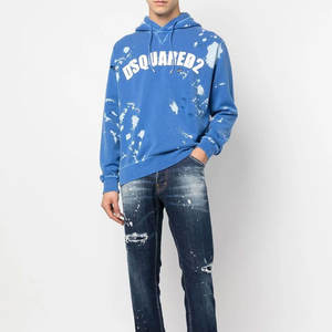 Sudadera con capucha completa para hombre de nuevo diseño de muestra gratis, logotipo personalizado de gran tamaño y sudaderas con etiqueta privada para sudaderas con capucha de lavado ácido para hombre - Product Image 4