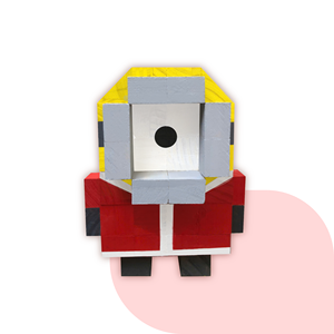 ชุดโมเดลงานฝีมือ DIY ทำจากไม้ทาสีด้วยมือสำหรับการแสดงของขวัญวันเกิดแบบสร้างสรรค์จากโรงงานเวียดนาม - Product Image 2