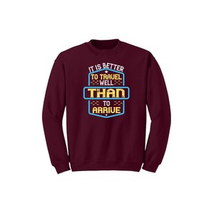 Sweat-shirt en mélange de coton avec des thèmes de bouddha imprimés Style décontracté 12 options de couleur 260-280 Placement de conception personnalisable GSM lourd - Product Image 1