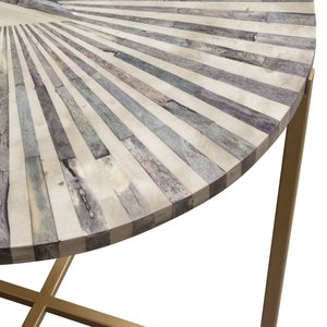 Tabouret de table en incrustation d'os de style moderne fait à la main authentique Mobilier de salon écologique Artisans qualifiés pour la chambre à coucher - Product Image 4