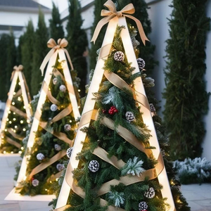 ÁRBOL DE NAVIDAD IMPULSADO DECORACIÓN ECOLÓGICA REGALO HECHO A MANO Árbol de madera ornamental Hecho en cereza un árbol para cualquier temporada - Product Image 6