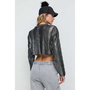 Top de punto Charcoal Sparkle - Product Image 6