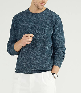 เสื้อสเวตเตอร์น้ำหนักเบาสีพื้นย้อมสีอะคริลิคอทรงกลมแบบออกแบบได้ตามต้องการสำหรับฤดูหนาว - Product Image 6