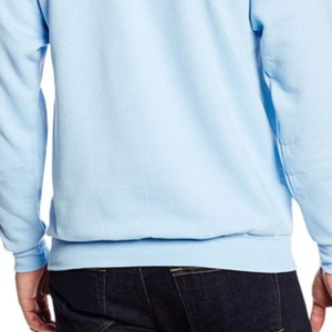 Vente en gros de sweatshirt imprimé bouffant bleu clair 100% coton sweat à capuche pour hommes garçons et filles taille XS à XL pour l'hiver - Product Image 5