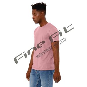 Camiseta de algodón con timbre para hombre, ropa a granel de marca personalizada, camiseta en blanco de manga corta, camiseta informal de uso diario de algodón liso - Product Image 3