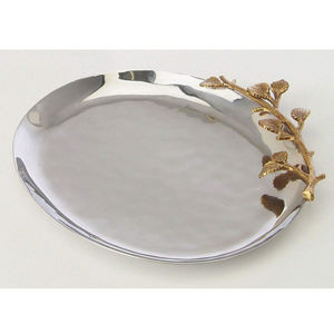 Mirror Finish Hot Design Food Serving <b>Tray</b> with Rose <b>Gold</b> Plated From Indian Manufacturer Wholesale Hot Selling <b>Tray</b> - Product Image 4