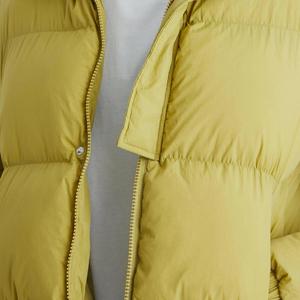 OEM Custom High Quality Men's Winter Jacket Thin Bubble Puffer with <b>Zip</b> <b>Fastening</b> Color Block High Street Style - Product Image 3