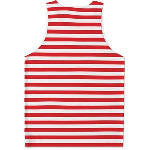 Débardeur Homme Personnalisé avec Logo – Rouge et Blanc – Tenue de Sport et Fitness pour l'Été – Taille XL – Idéal pour les Amateurs de Sport et de Gym - Product Image 4