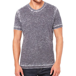 T-shirt de haute qualité imprimé 100% coton graphique délavé à l'acide unisexe Logo personnalisé et design vêtements d'été à séchage rapide - Product Image 1