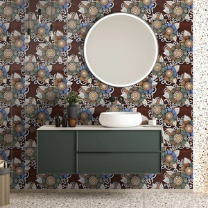 Diseños de clase mundial en azulejos de porcelana de 60x60cm hechos en la India, azulejos de la mejor calidad, azulejos de pared de porcelana de nuevo diseño para Baño - Product Image 1