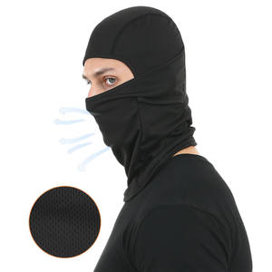 Balaclava personnalisée avec logo, 100% polyester, taille adulte unisexe, ajustable, masque intégral effet vieilli, balaclava pour l'équitation - Product Image 2