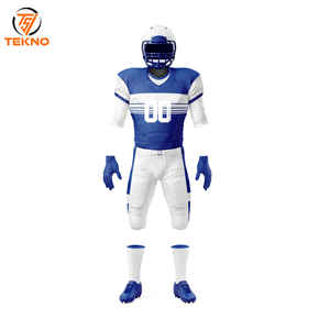 Uniforme de fútbol americano para hombre, de secado rápido, de alta calidad, jersey de equipo deportivo con pantalones, conjuntos para adultos, OEM - Product Image 1